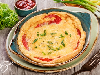 Baked omelette specialty of the house