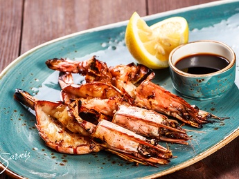 Grilled Tiger shrimps