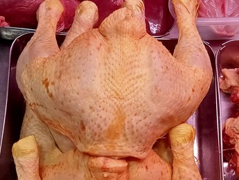 Chicken leg with back (by weight 1kg)