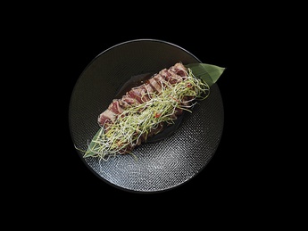 Veal Tataki with sweet ginger