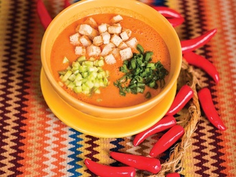 Cold spanish soup Gazpacho