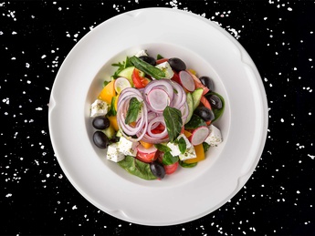 Greek Salad in chef's original interpretation