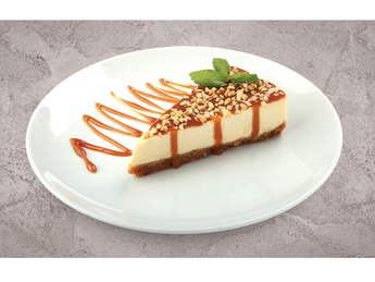 Cheesecake with caramel