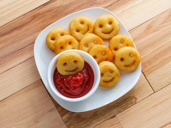 Cartofi Smile cu sos