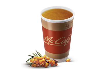 Hot drink with sea buckthorn