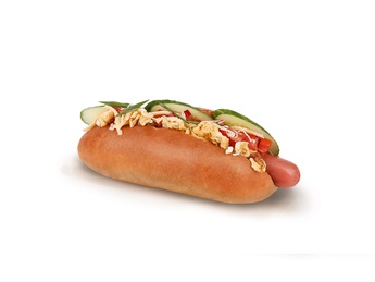 Breakfast hot-dog