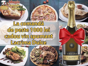 Magic lounge pizza gives "Lacrima Dulce"