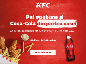 KFC vă dăruiește Coca- Cola