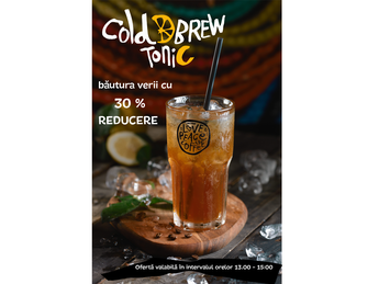 Tucano Coffee gives a discount on Cold Brew Tonic