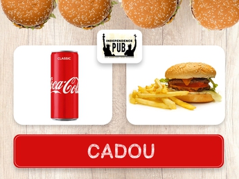 Coca-Cola to the Burger as a gift
